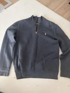 Polo Ralph Lauren ハーフジップセーター チャコールグレー