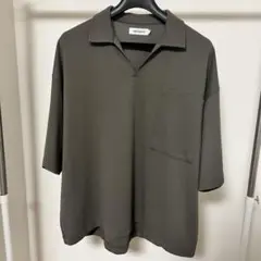 Tightbooth JERSEY OPEN POLO ポロシャツ　カーキ 186553314.jpg?cmsp_timestamp=