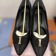 訳あり　507718 24.5cm [ダイアナ] パンプス リボン 晴雨兼用