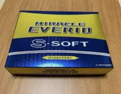 MIRACLE EVERIO S-SOFTボール パッションイエロー３球×４箱