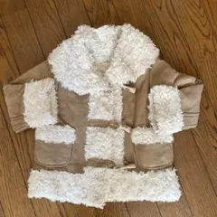 back number kids キッズスウェード　ダッフルコート　100cm