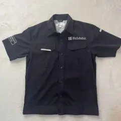 HubAuto ブラック ワークシャツ Lサイズ