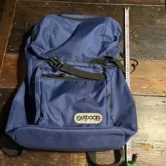 OUTDOOR リュック　ブルー　大きめ