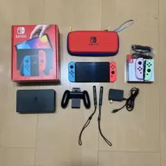 Nintendo Switch 有機ELモデル ネオンブルー/レッドおまけあり