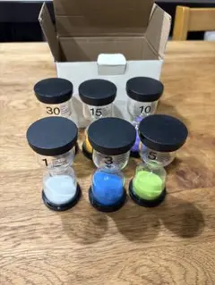 砂時計 6個セット 1分 3分 5分 10分 15分 30分 サンドタイマー