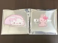 ポメラニアンもち コラボカフェ ヘアクリップ しらたま うさぎ 2点セット