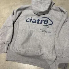 ciatre パーカー グレー バックプリント
