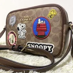 極美品✨ COACH コーチ ピーナッツ カメラバッグ 限定コラボ スヌーピー