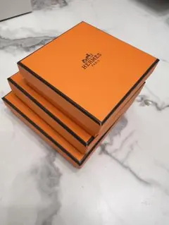 HERMES オレンジ ギフトボックス 3点セット