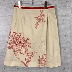 Talbots Petites 花柄 フラワープリント ラップスカート 8のサムネイル