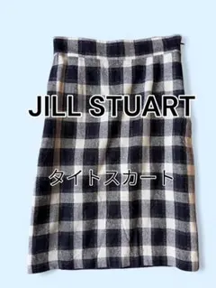 JILL STUART チェック柄タイトスカートのサムネイル