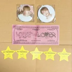 TXT 缶バッジ カプセルトイ ヒュニンカイ ルザラバ札 星 落下物 おまけ付き