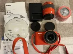 正常に動作します】 Nikon 1 J2 レッド ダブルズームキット - メルカリ