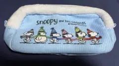 スヌーピー　ポーチ　ブルー