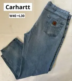 カーハート ワイドテーパードデニム Relaxed Fit フェードブルーW40のサムネイル