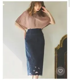 【値下げ】ノエラ ボタニカル刺繍タイトスカート