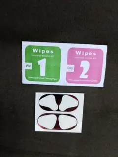 赤　レッド　AirPods ダストカバー ダストガード ケース