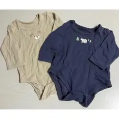 西松屋 ボディスーツ 80cm 2枚セット