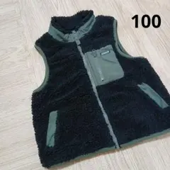 【美品】Coleman フリースベスト　ボアジャケット 黒・緑