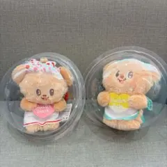 [モーリーファンタジー限定]　バターベア　ぬいぐるみポーチ　2種セット