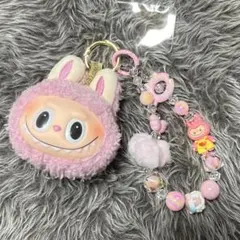 ラブブ LABUBU ジャラジャラキーホルダーストラップ
