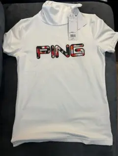 PING レディースゴルフシャツ Sサイズ ホワイト　モックネック