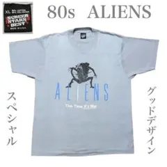 スペシャル80sエイリアンALIENSヴィンテージムービーTシャツ当時物leon 