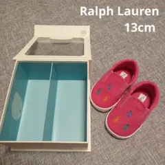 Ralph Lauren ラルフローレン ベビーシューズ ピンク スリッポン