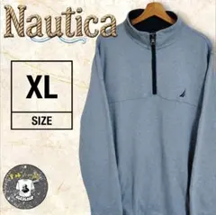 ま*な様 アメリカ古着Nauticaノーティカ　ハーフジップトレーナー　XL　ラ