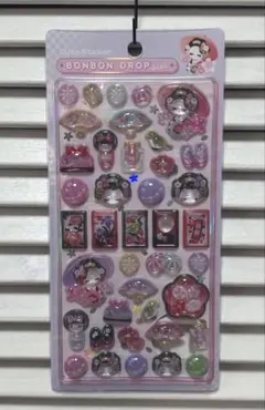 ボンボンドロップシール　舞妓さん