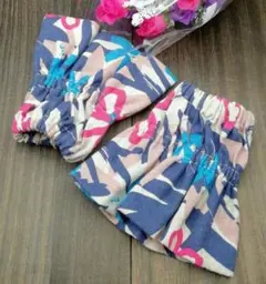 アームカバー　カラフル抽象模様　ハンドメイド