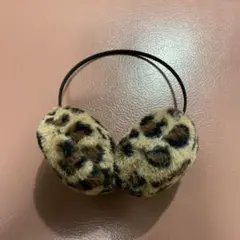 ヒョウ柄耳あて イヤーマフラー