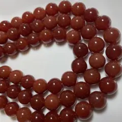 赤 ストーンビーズ