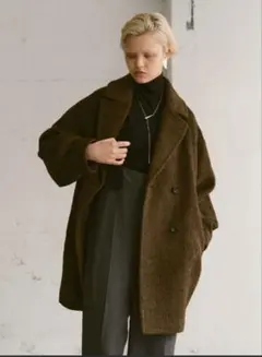 MANOF SHAGGY COCOON COAT - メルカリ