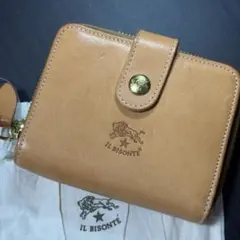 国内正規 限定 IL BISONTE ヌメサークル ロゴ イルビゾンテ 長財布
