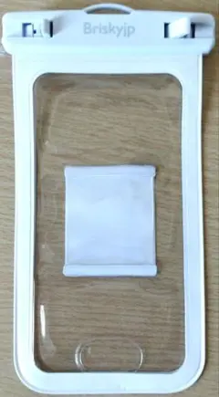 Briskyjp 防水スマートフォンケース ホワイト