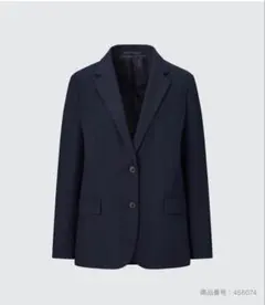 UNIQLO リラックステーラードジャケット ネイビー