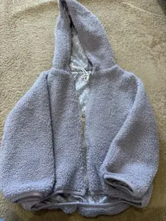 美品　any fam　子供服アウター　もこもこ　110サイズ　くすみパープル