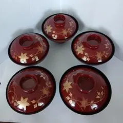 浄法寺塗 極美品 大清造 国産漆 多用椀 5客 - 일본구매대행 직구 재팬큐
