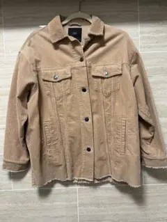 ZARA コーデュロイジャケット ベージュ Sサイズ