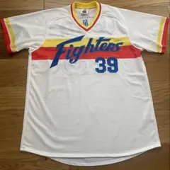 限定11選手】日本ハムファイターズ 50周年 復刻 万波 ユニフォーム S