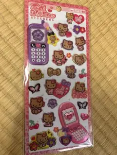 日焼けキティ 平成ハッピーフォン シール