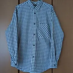 COMME CA ISM ギンガムチェック 長袖シャツ Lサイズのサムネイル