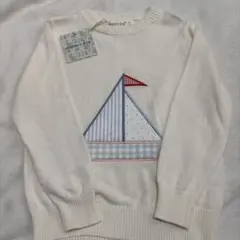 Mama’s boy 帆船 刺繍セーター 110