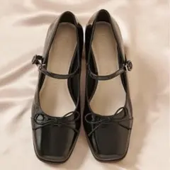 Chacott SNIDEL ストラップパンプス ブラックのサムネイル
