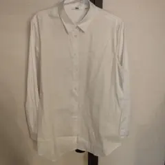 【美品】ユニクロ UNIQLO 長袖 白シャツ XXLサイズ レディース