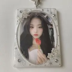 トレカキーホルダー　韓国　トレカ　レジン　デコ　硬質　ケース　トレカケース　s