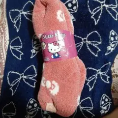 Hello Kitty ルームソックス ピンク 裏ボア