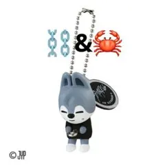 ウルフチャン SKZOO つまんでつなげてますこっと ボールチェーン カニカン