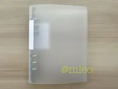 【新品未使用】セリア amifa シンプルガール バインダー A5 クリア